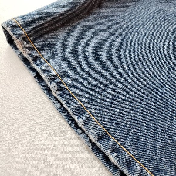 NWT Carmar Jean Denim Skirt elastic waist size 27 - Picture 6 of 8